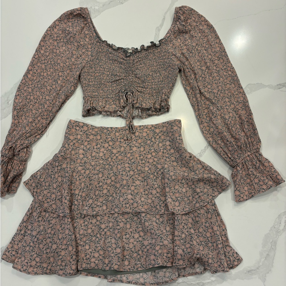 Altar’d state skirt and top matching set.